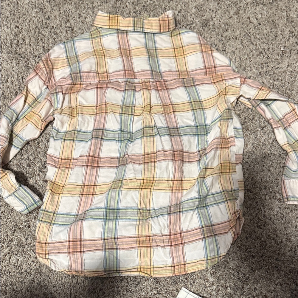 Set of Plaid Button Down flannel tops - Multicolor - Picture 5 of 6